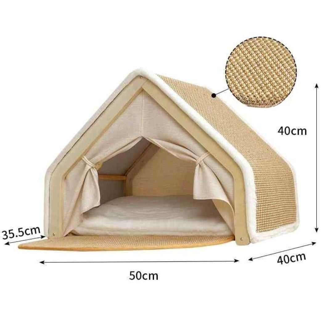 SisalDen™ Windproof Cat Tent