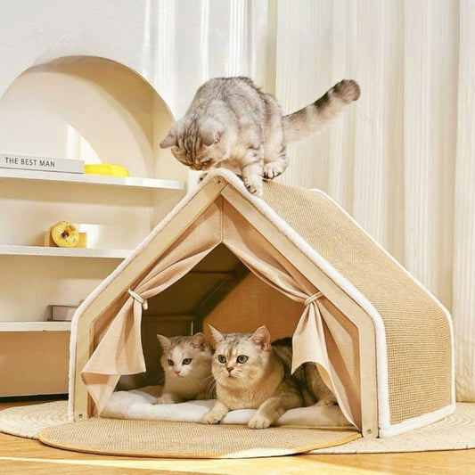 SisalDen™ Windproof Cat Tent