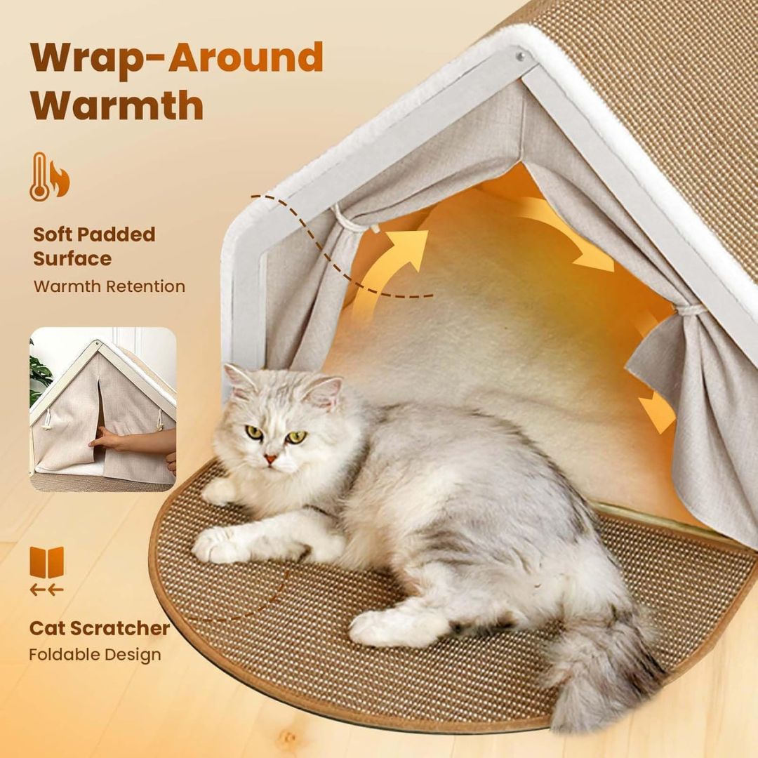 SisalDen™ Windproof Cat Tent