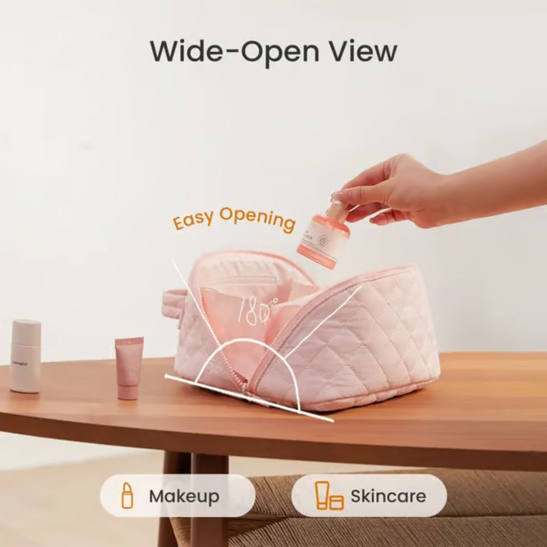 GlamVault™ Large Makeup Bag