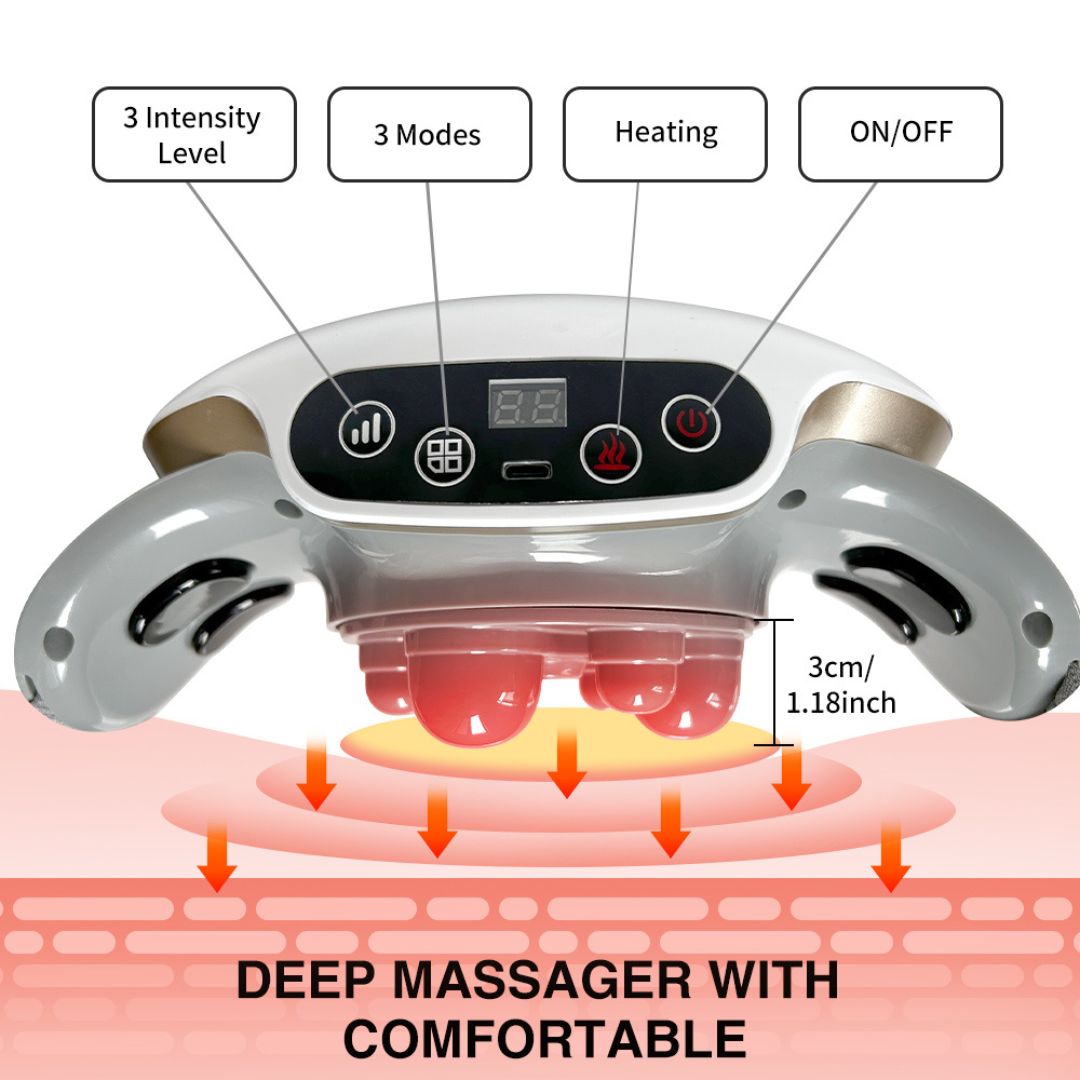 Automatic Abdominal Massager Multiple-use For Waist And Abdomen Back Neck And Legs