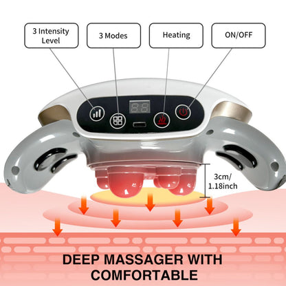 Automatic Abdominal Massager Multiple-use For Waist And Abdomen Back Neck And Legs