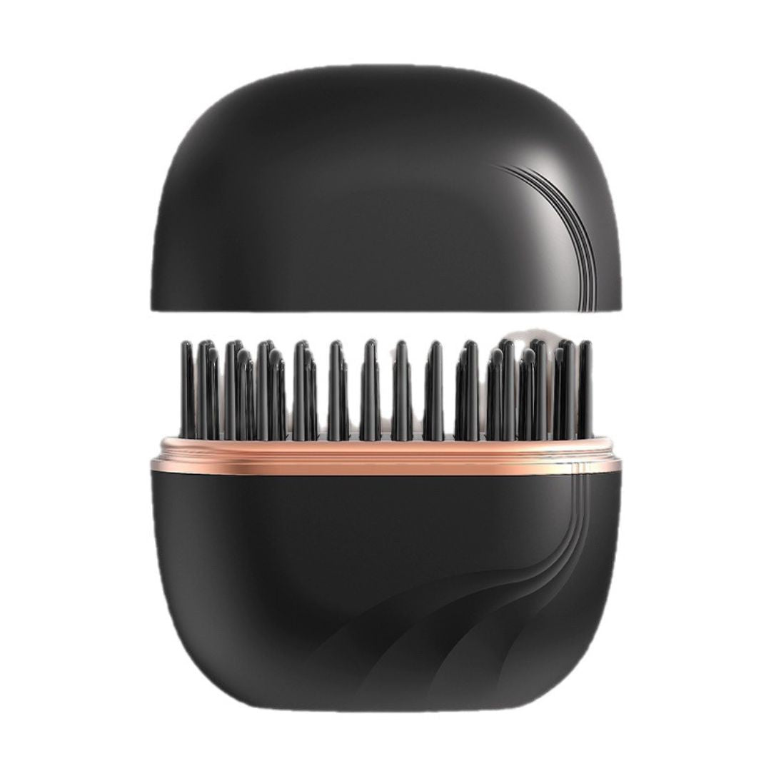 Mini Hair Straightening Comb Wireless Charging Portable Multifunctional 