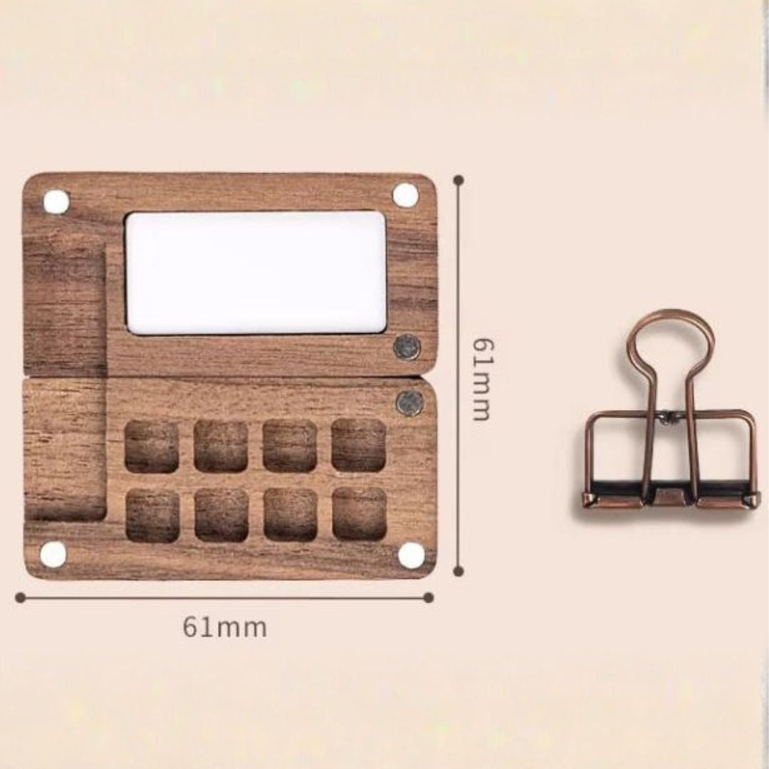 ArtNook™ Walnut Watercolor Box