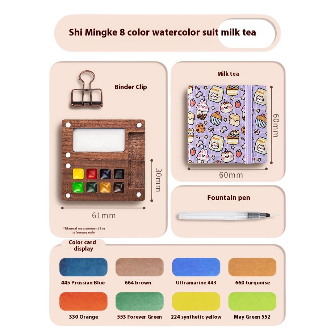 ArtNook™ Walnut Watercolor Box