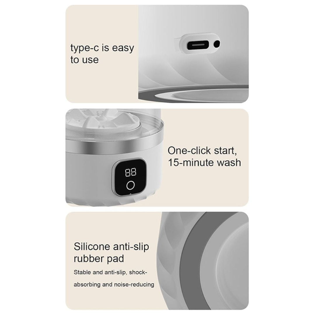 Portable Underwear Washing Machine Rechargeable