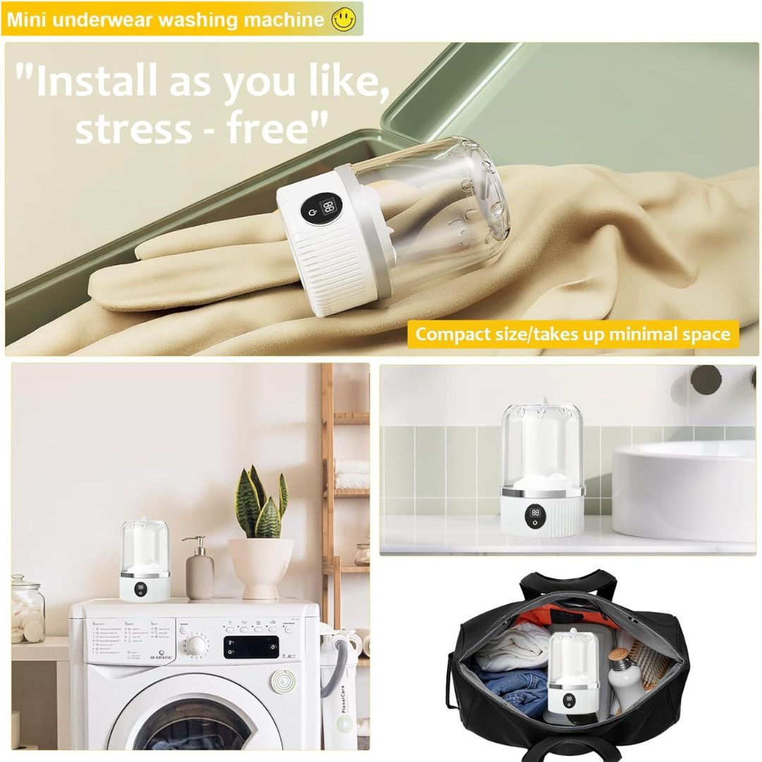 Portable Underwear Washing Machine Rechargeable